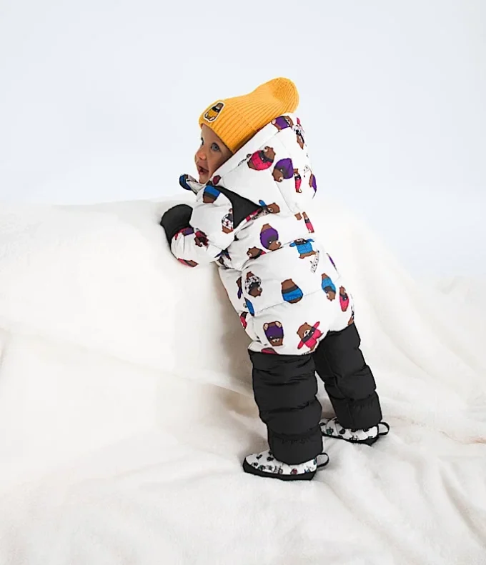 Baby 1996 Retro Nuptse One-Piece—Print