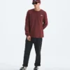 Men’s Evolution Simple Dome Regular Long-Sleeve Tee Men’s Evolution Simple Dome Regular Long-Sleeve Tee