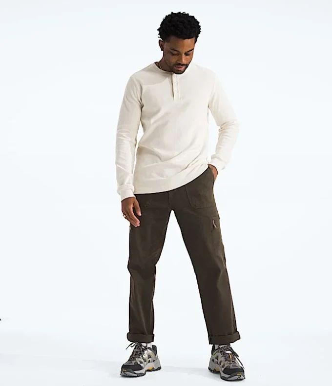 Men’s Waffle Long-Sleeve Henley