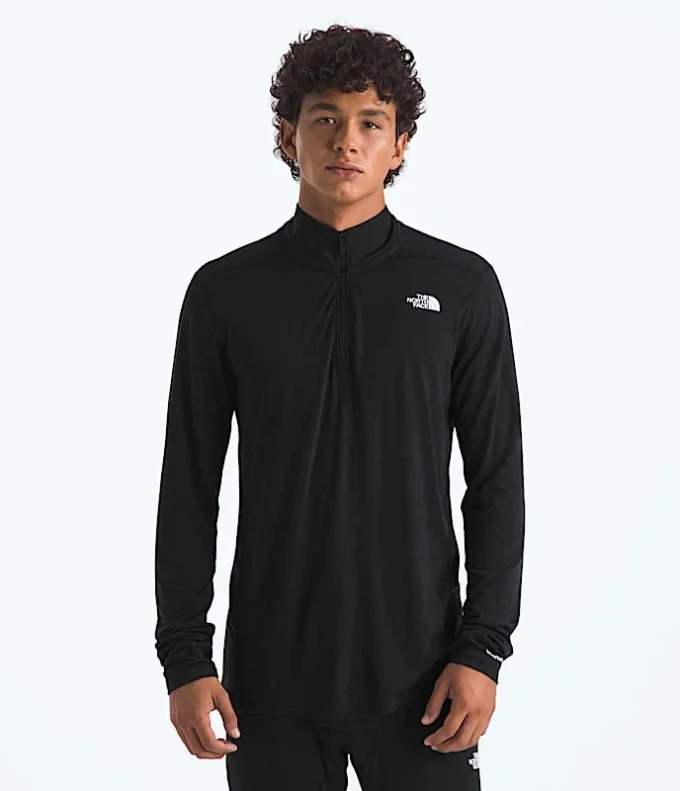 TNF X Smartwool Men’s Merino Blend 150 Long-Sleeve ?-Zip TNF X Smartwool Men’s Merino Blend 150 Long-Sleeve ?-Zip