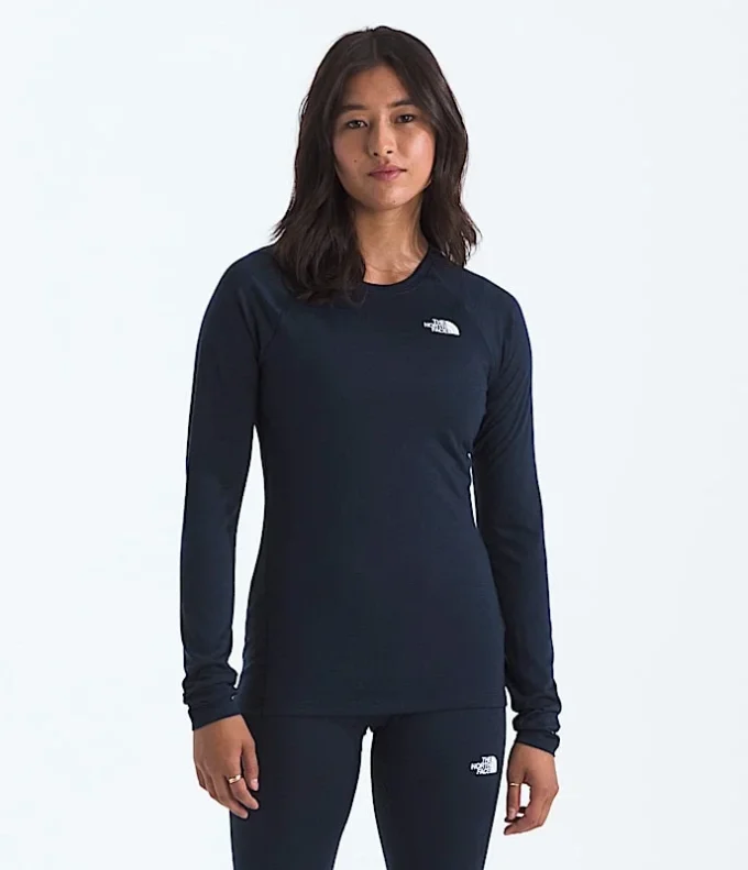 TNF X Smartwool Women’s Merino Blend 150 Long-Sleeve Crew TNF X Smartwool Women’s Merino Blend 150 Long-Sleeve Crew