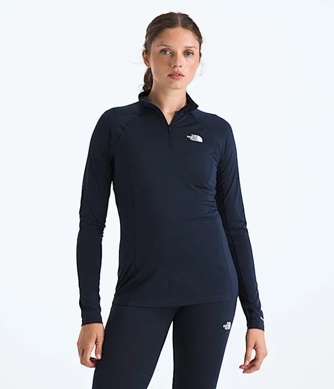 TNF X Smartwool Women’s Merino Blend 150 Long-Sleeve ?-Zip TNF X Smartwool Women’s Merino Blend 150 Long-Sleeve ?-Zip