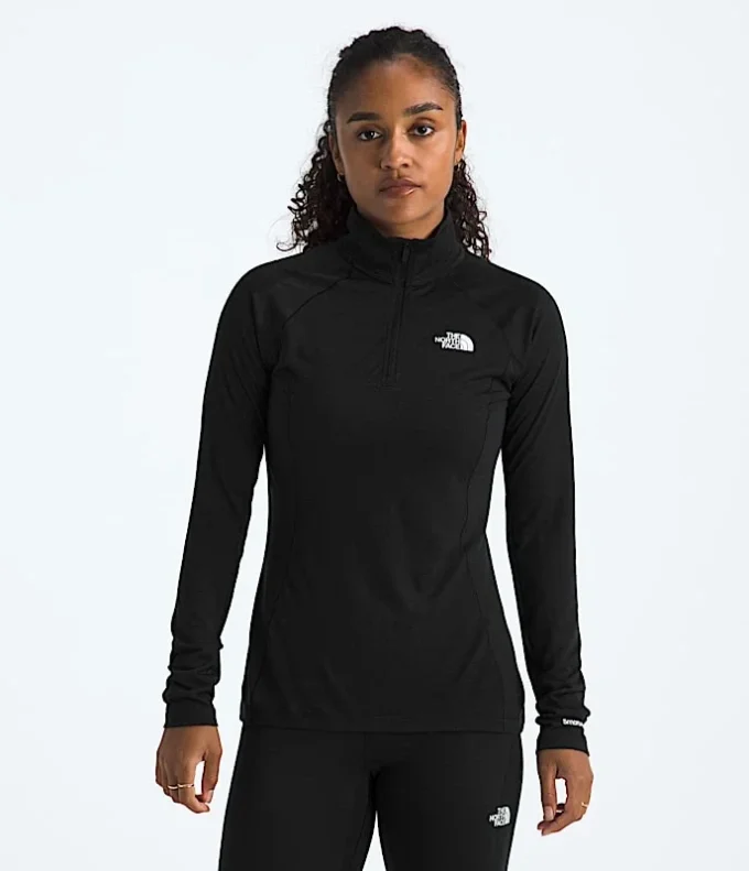 TNF X Smartwool Women’s Merino Blend 150 Long-Sleeve ?-Zip TNF X Smartwool Women’s Merino Blend 150 Long-Sleeve ?-Zip