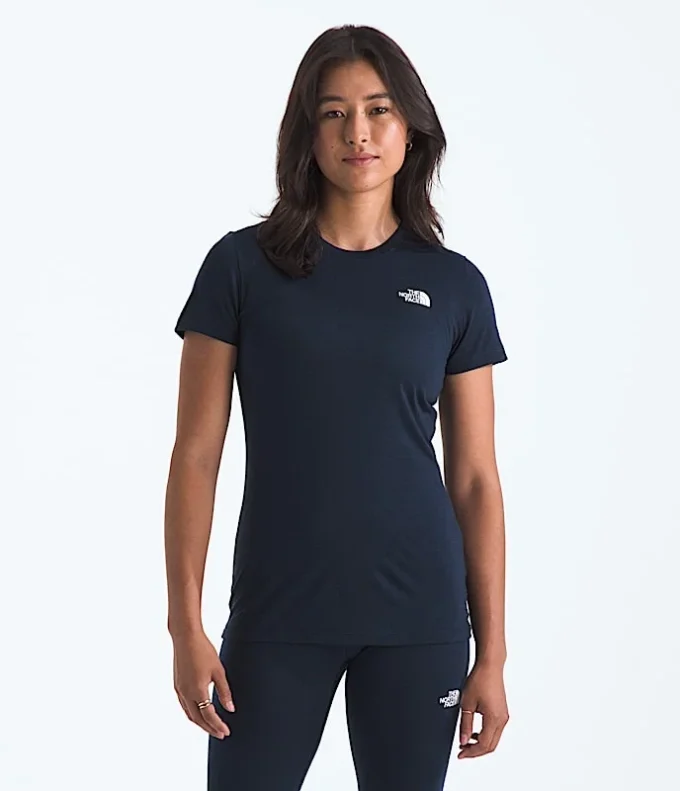 TNF X Smartwool Women’s Merino Blend 150 Short-Sleeve Crew TNF X Smartwool Women’s Merino Blend 150 Short-Sleeve Crew