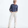 Women’s Long-Sleeve Simple Dome Tee Women’s Long-Sleeve Simple Dome Tee